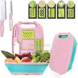 Camping Cutting Board, 9-in-1 Multi Collapsible Cutting