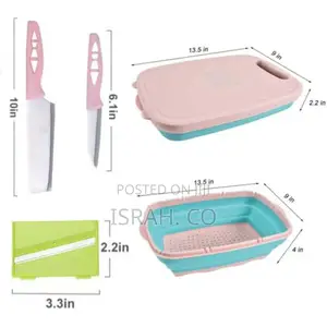 Camping Cutting Board, 9-in-1 Multi Collapsible Cutting