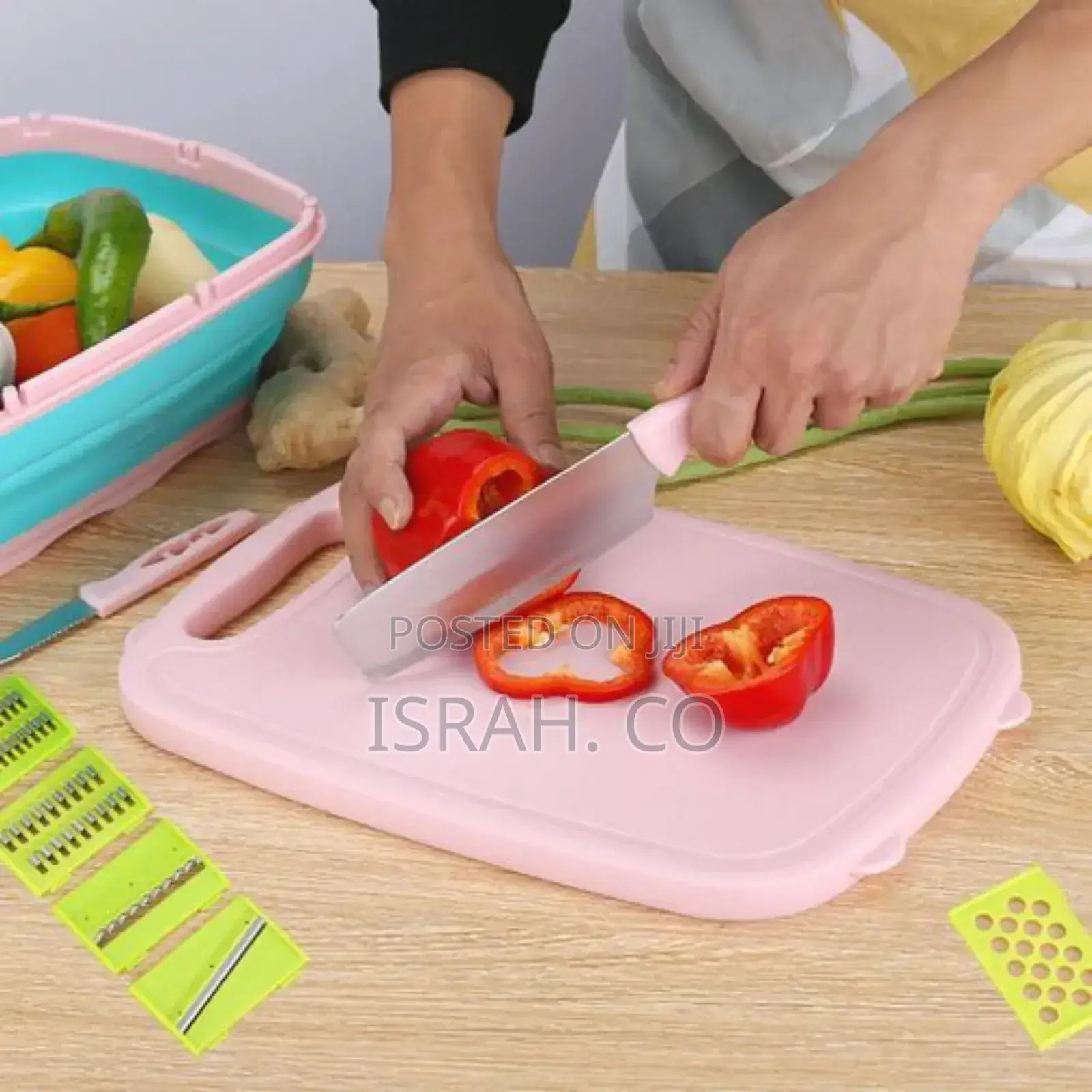 Camping Cutting Board, 9-in-1 Multi Collapsible Cutting