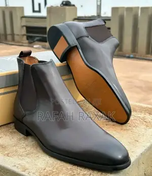 Original Men’S Gentle Italian Ambrogio Leather Chelsea Boots