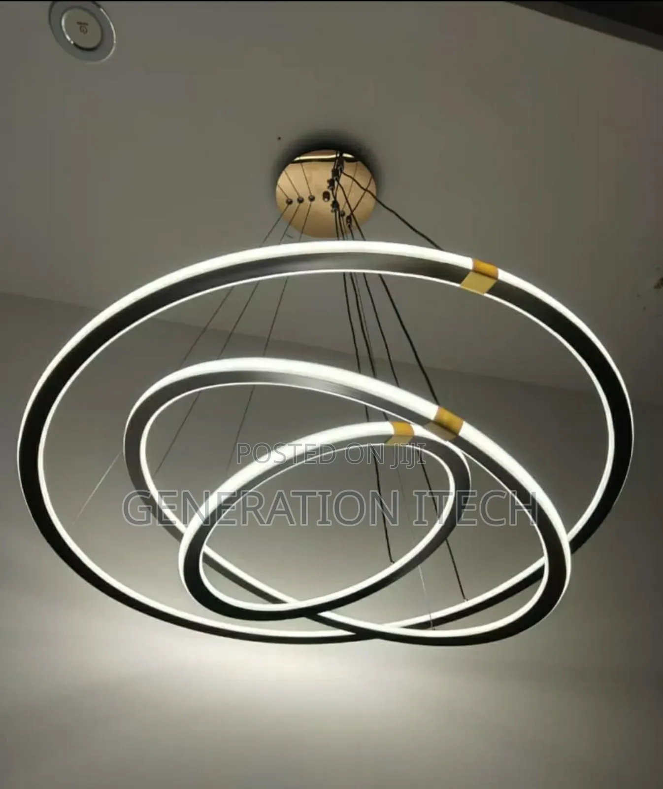 Led Chandelier Pendant Light With Elegant 3 Lights