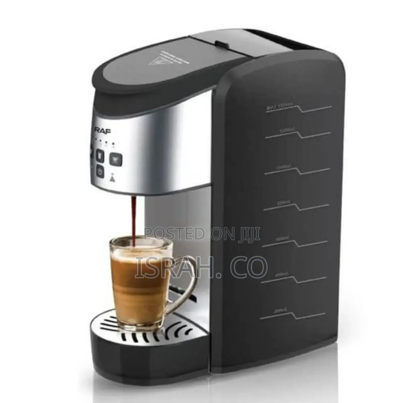 .Raf 1.3l Capsule Coffee Maker Brewer Coffee Machine