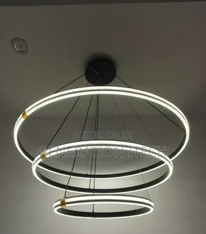 Led Modern Chanderlier Ring Light With 3 Lights