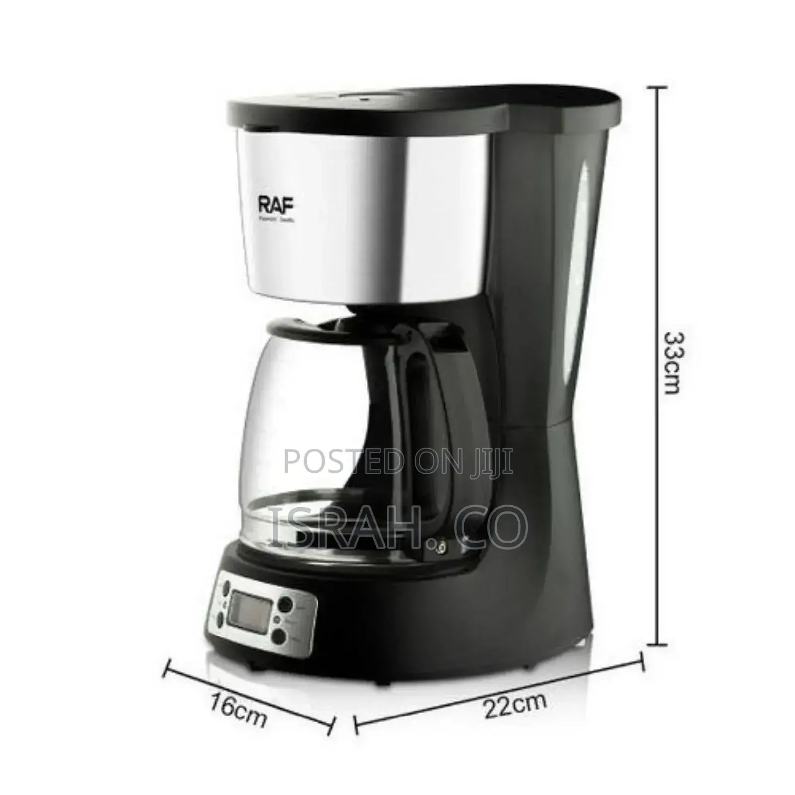 Raf New Digital Glass Display 1.5l Coffee Drip Espresso