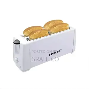 Raf Bread Toaster 4 Slice R265 1200w- White