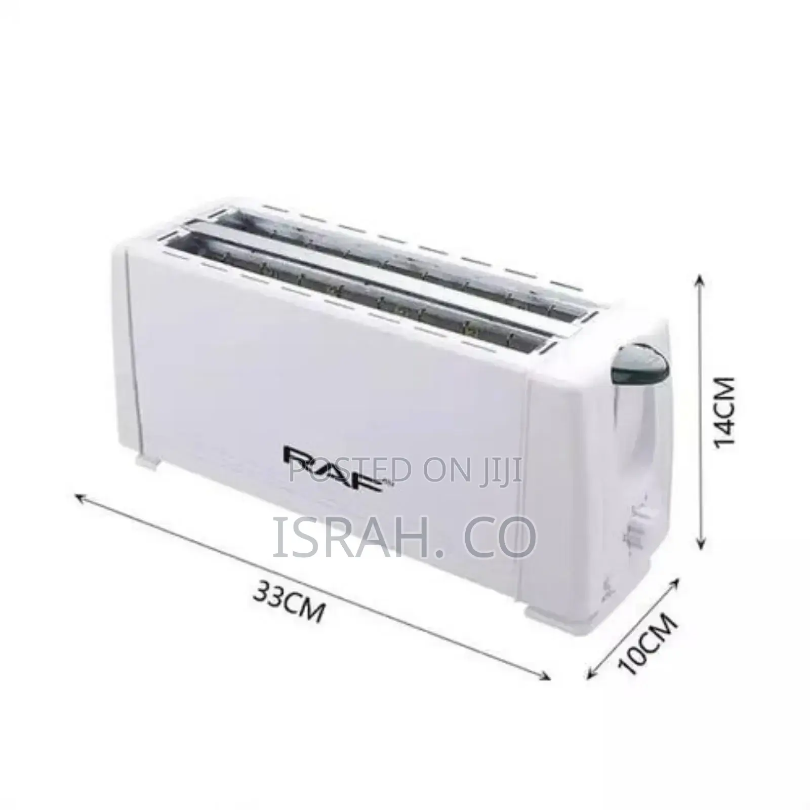 Raf Bread Toaster 4 Slice R265 1200w- White