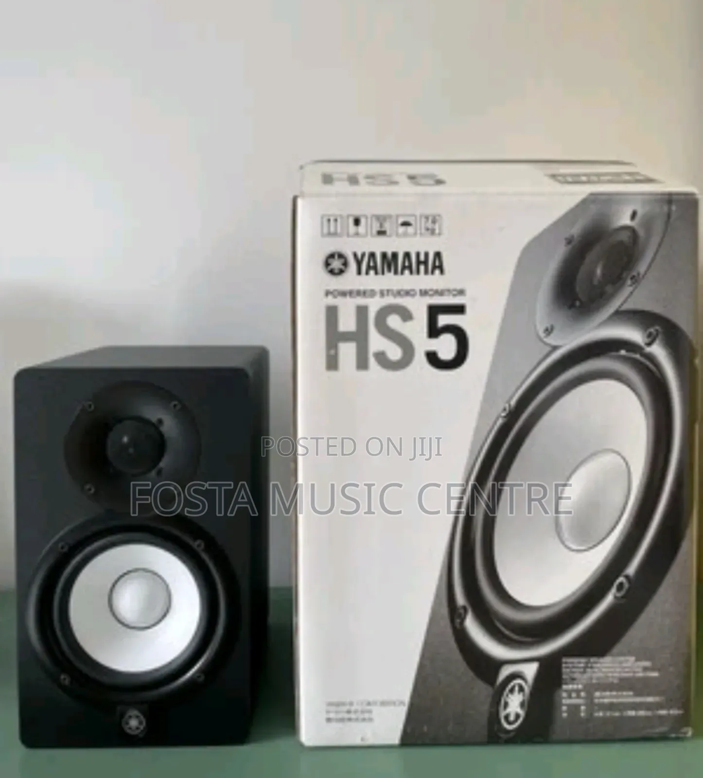 Yamaha Hs5 Black Pair Studio Monitors