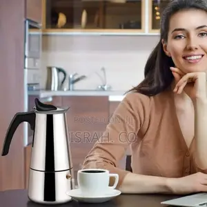 6 Cups Moka Pot Large Capacity Stainless Steel 304