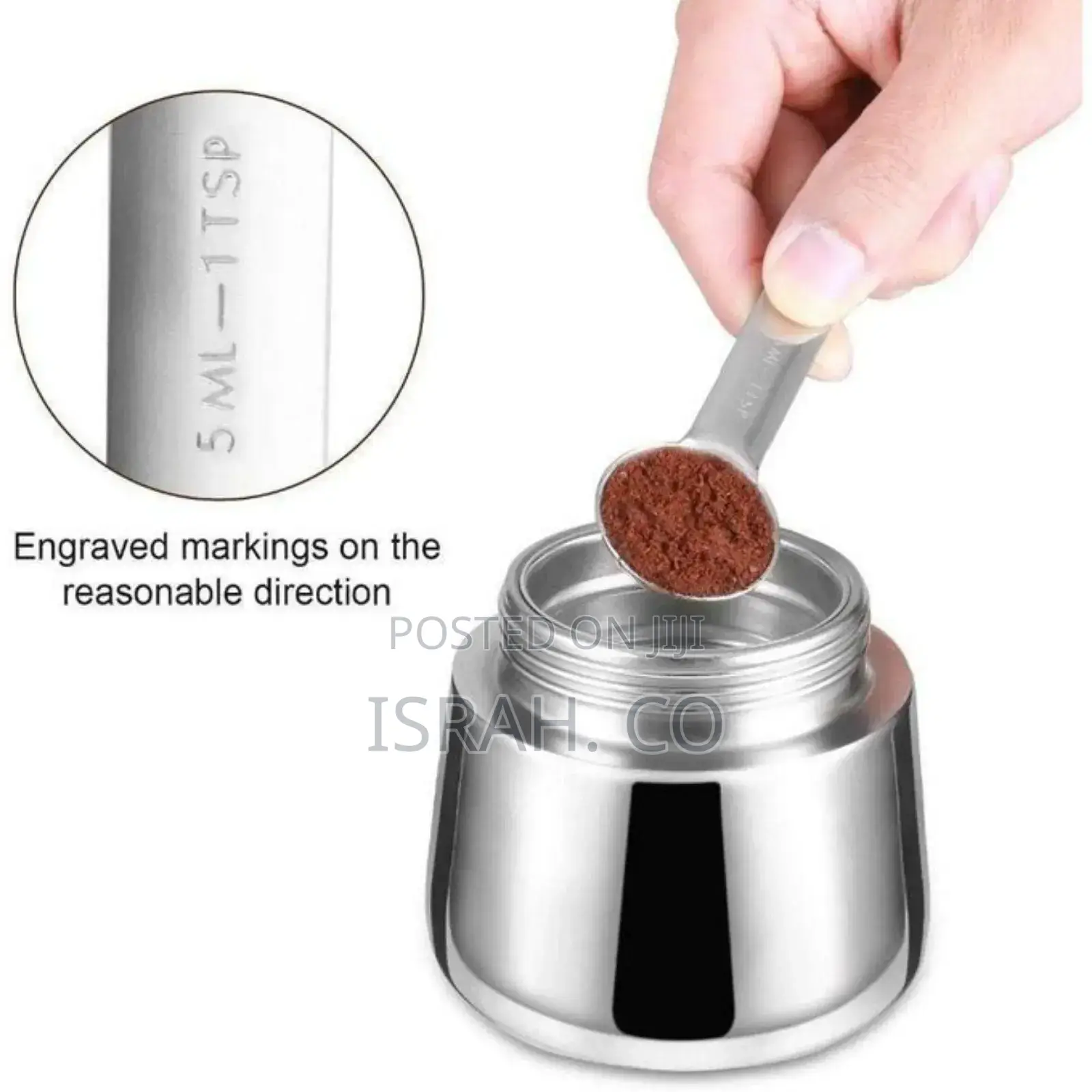 6 Cups Moka Pot Large Capacity Stainless Steel 304