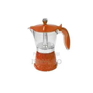 6 Cup Marble Stainless Steel Caffettiera 3 Tazze