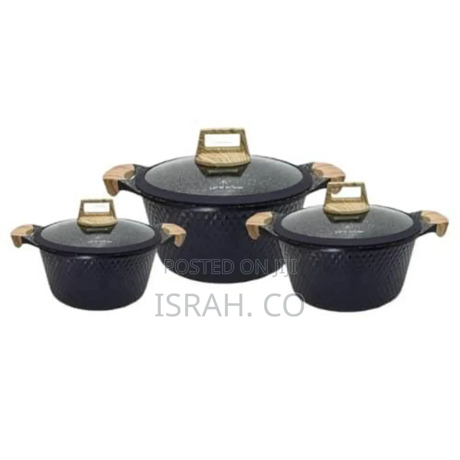 Life Smile 7 Pieces of Non Stick Kitchen Ceramic Pans