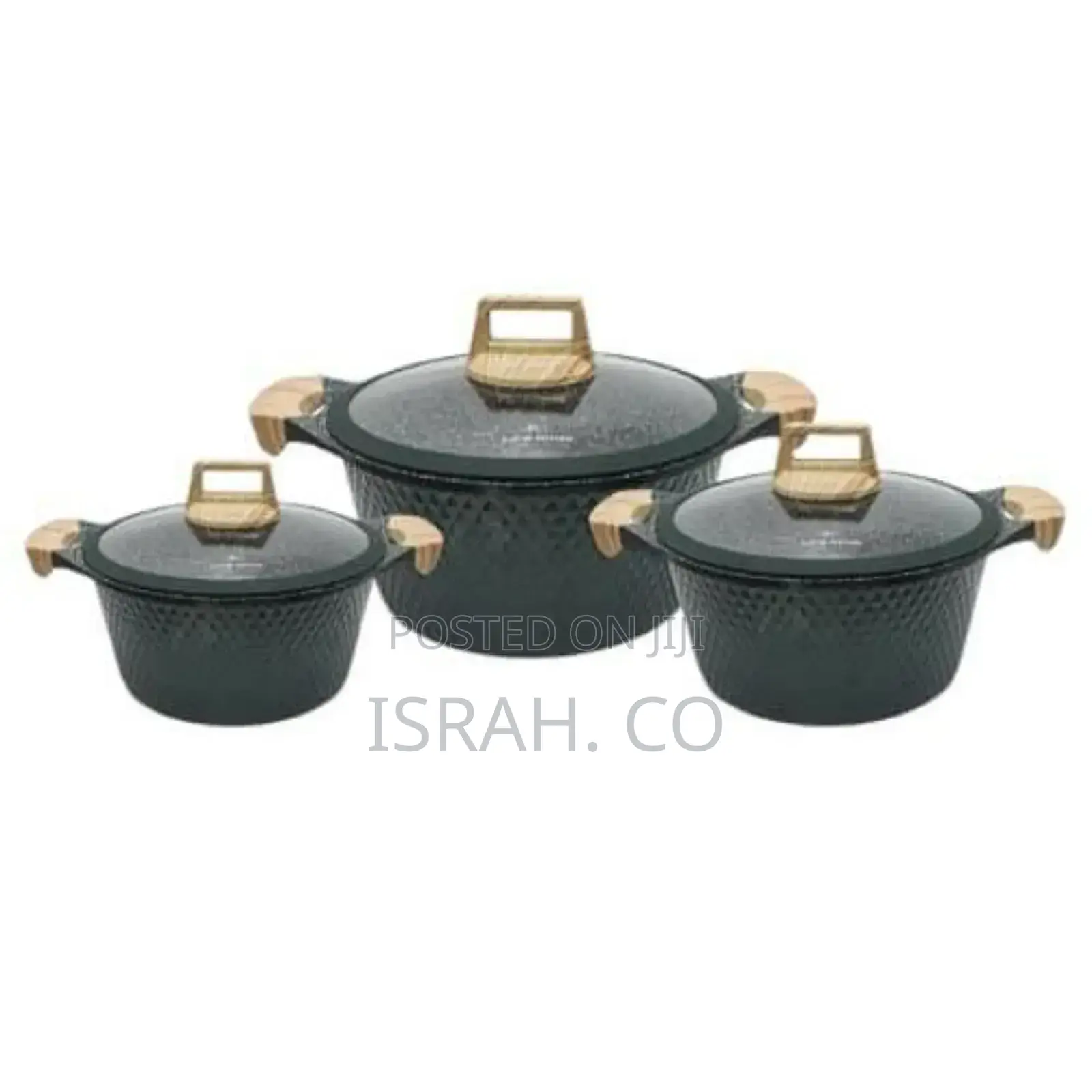 Life Smile 7 Pieces of Non Stick Kitchen Ceramic Pans