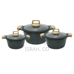 Life Smile 7 Pieces of Non Stick Kitchen Ceramic Pans