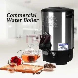30litre Commercial Hot Water Boiler Tea Urn Warmer- Black