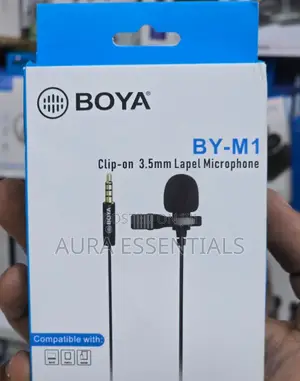 Boya by-M1 Clip -on Usb Lapel Lavaliere Microphone