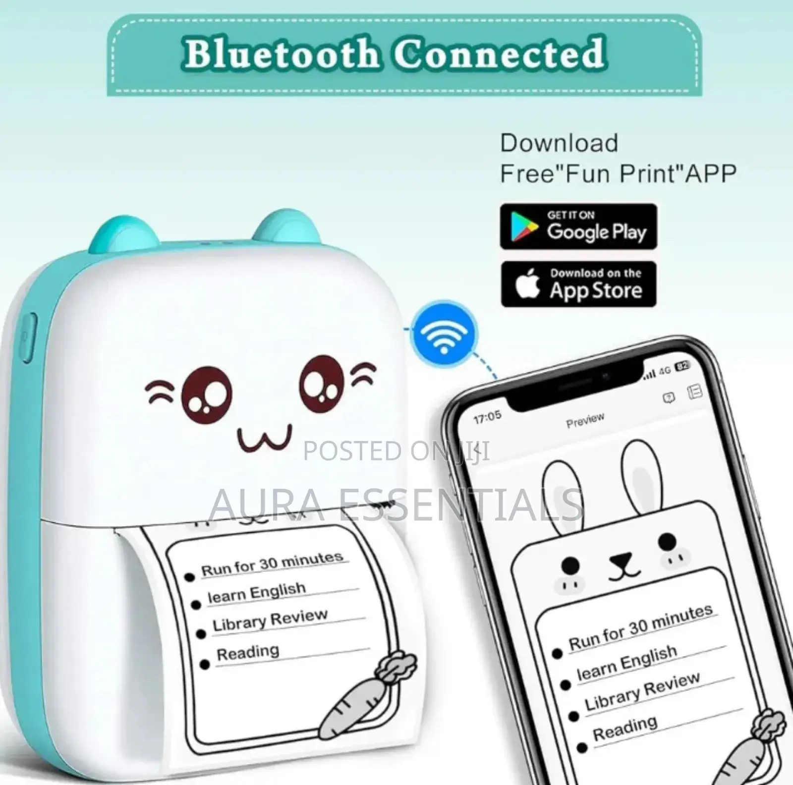 Mini Universal Pocket Bluetooth Thermal Printer