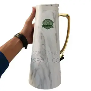 White Stainless Steel 1l Pot