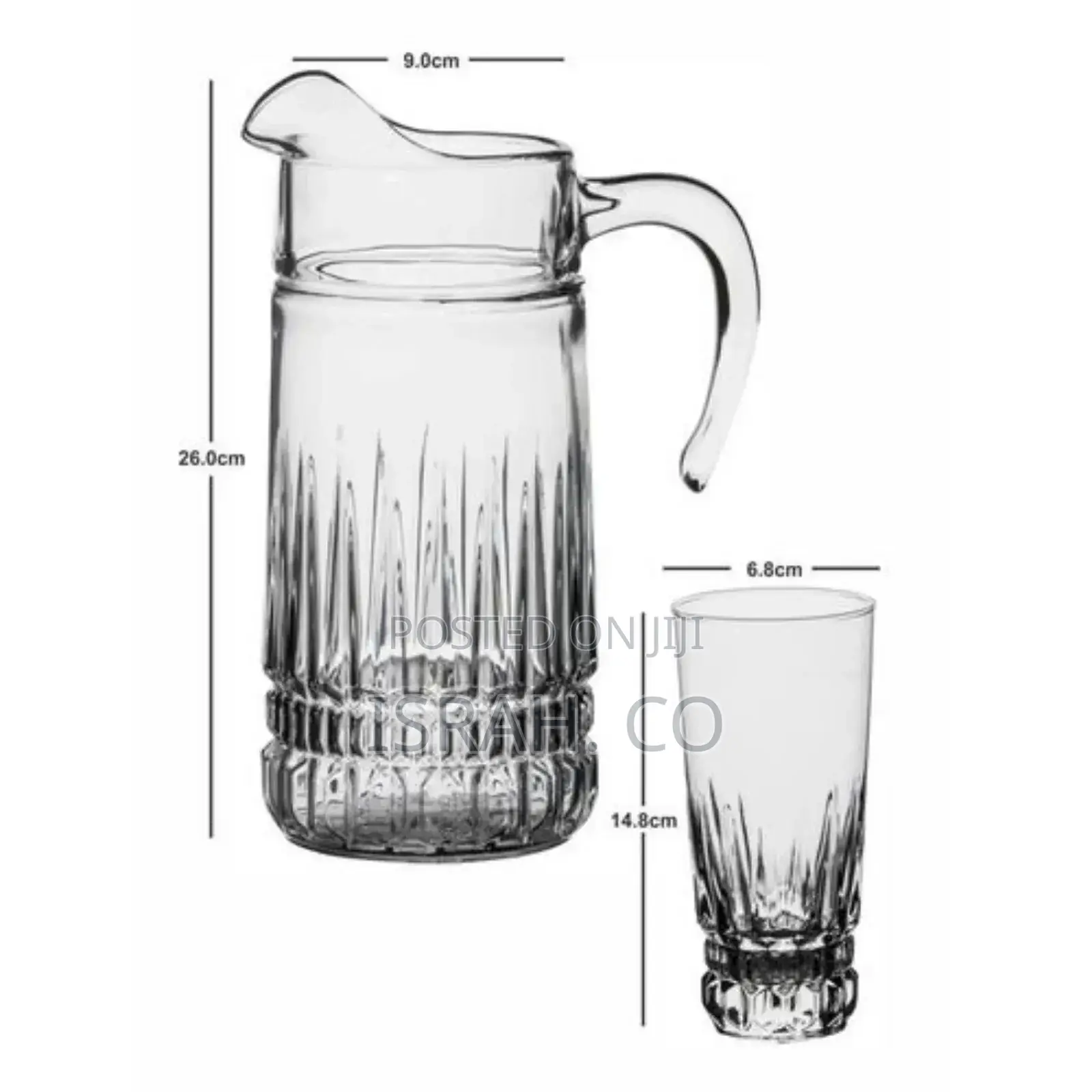 Luminarc Glass Imperator Juice Beverage Set of 6 Pieces
