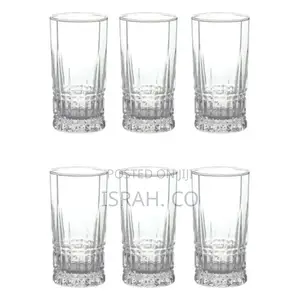 Luminarc Elysees 7 Pack Glassware Water Set With 6 Highball