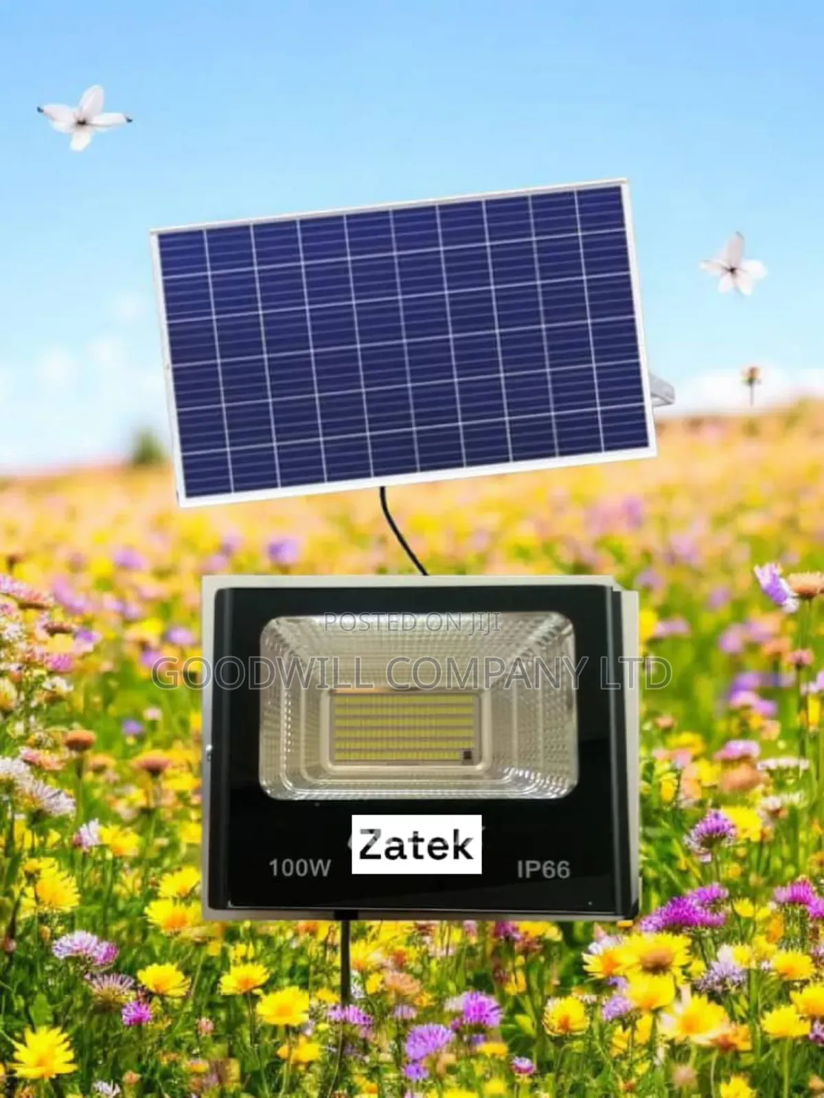 100w Solar Flood Light Zatek Brandest