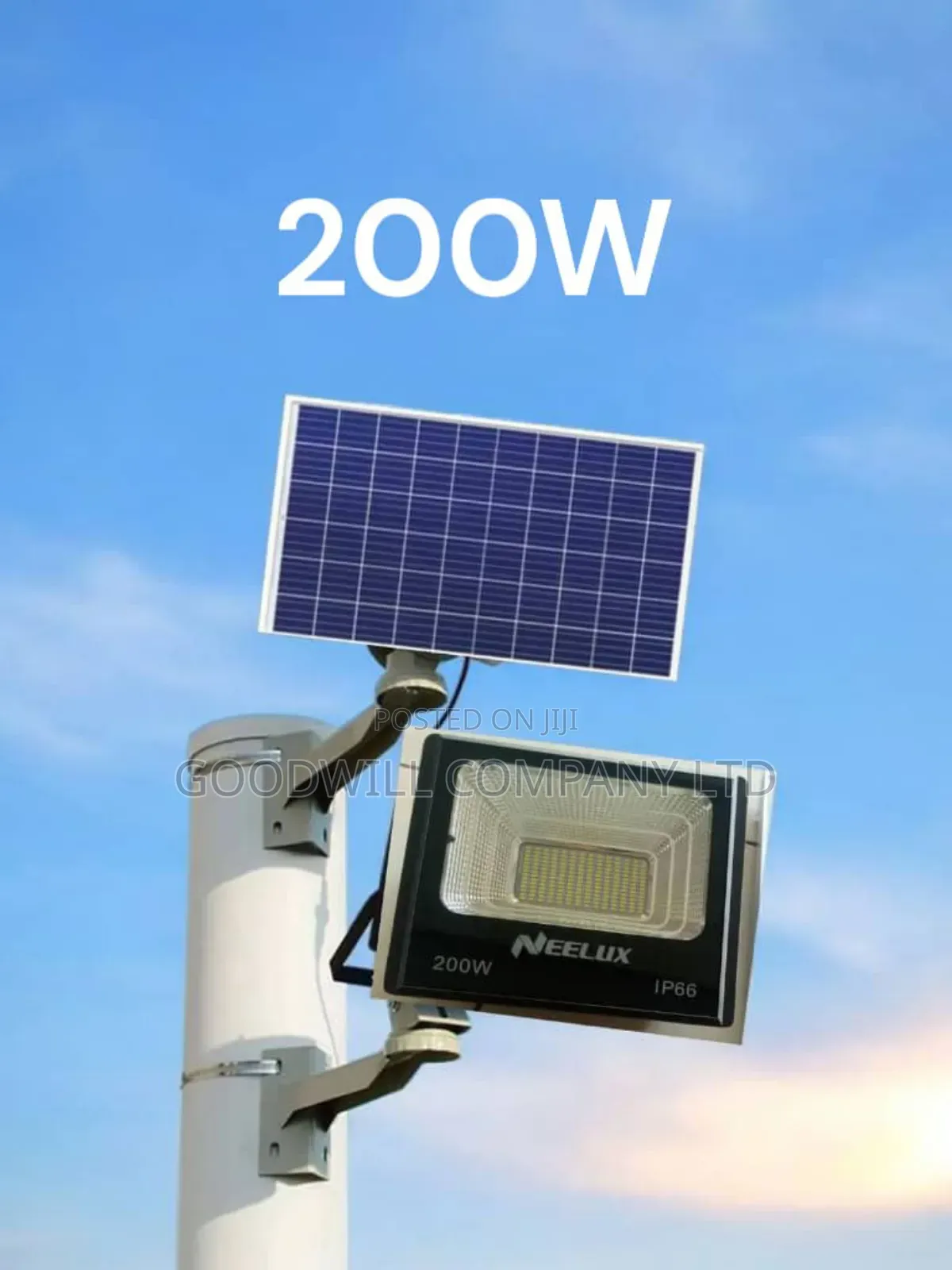 200w Solar Flood Light Neelux Brandest