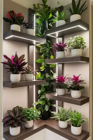 Fantastic Plants Shelf. So Beautiful