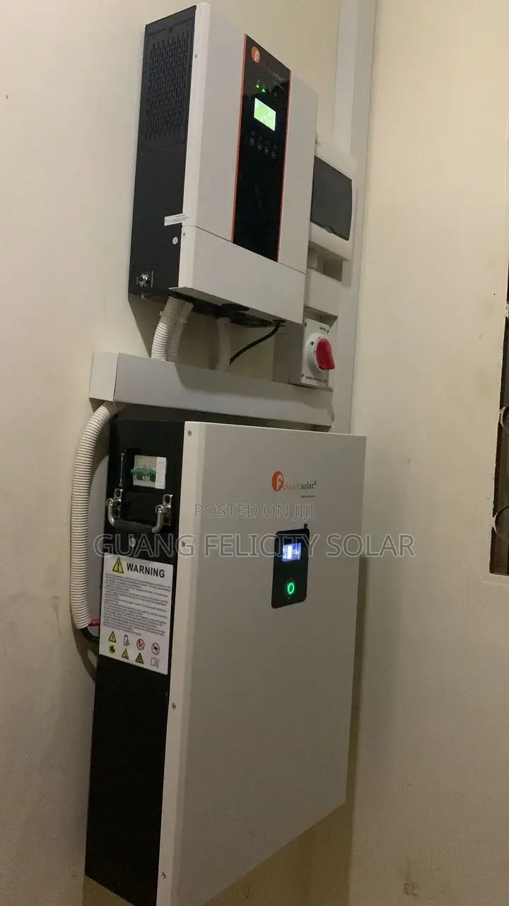 10kwh 48v, 5kva Hybrid Inverter Backup System
