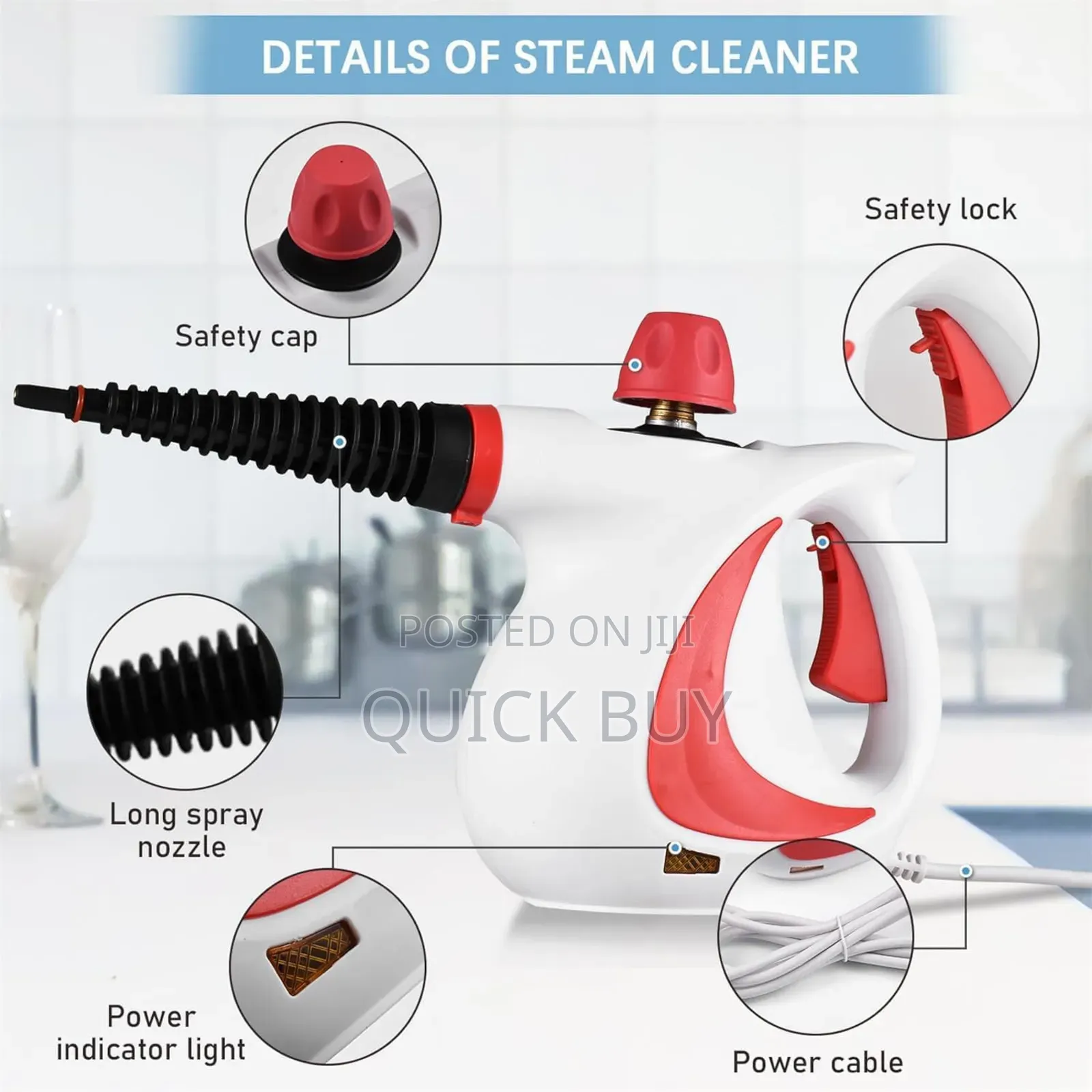 Portable Handheld Steam Cleaner