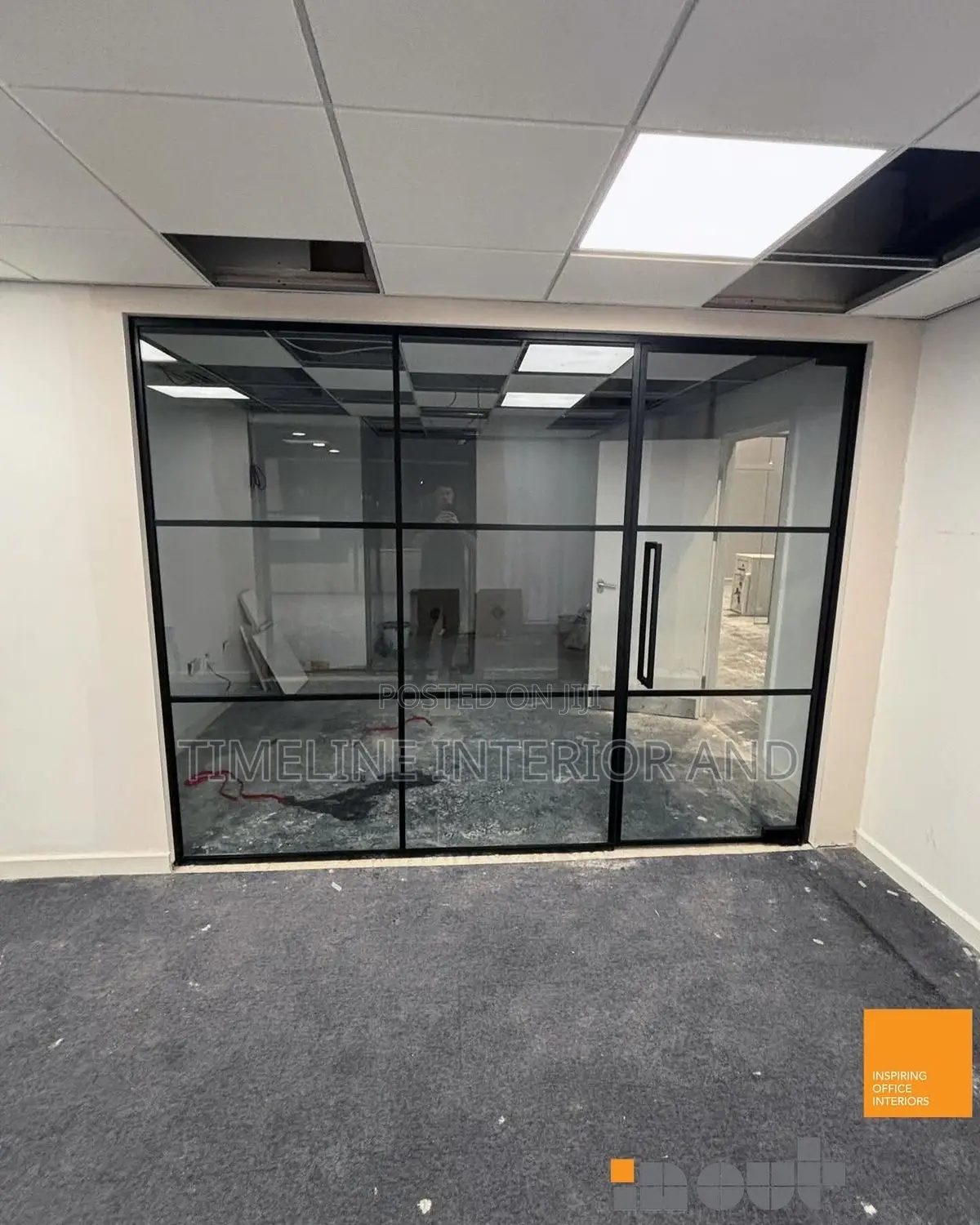 Glass Partition, Gypsum Ceilings and Interior Wall Design