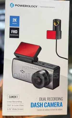 Powerology Dual Recording Dash Camera