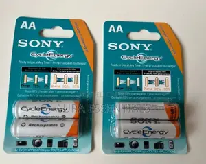 Sony Cycle Energy Aa Rechargeable Batteries