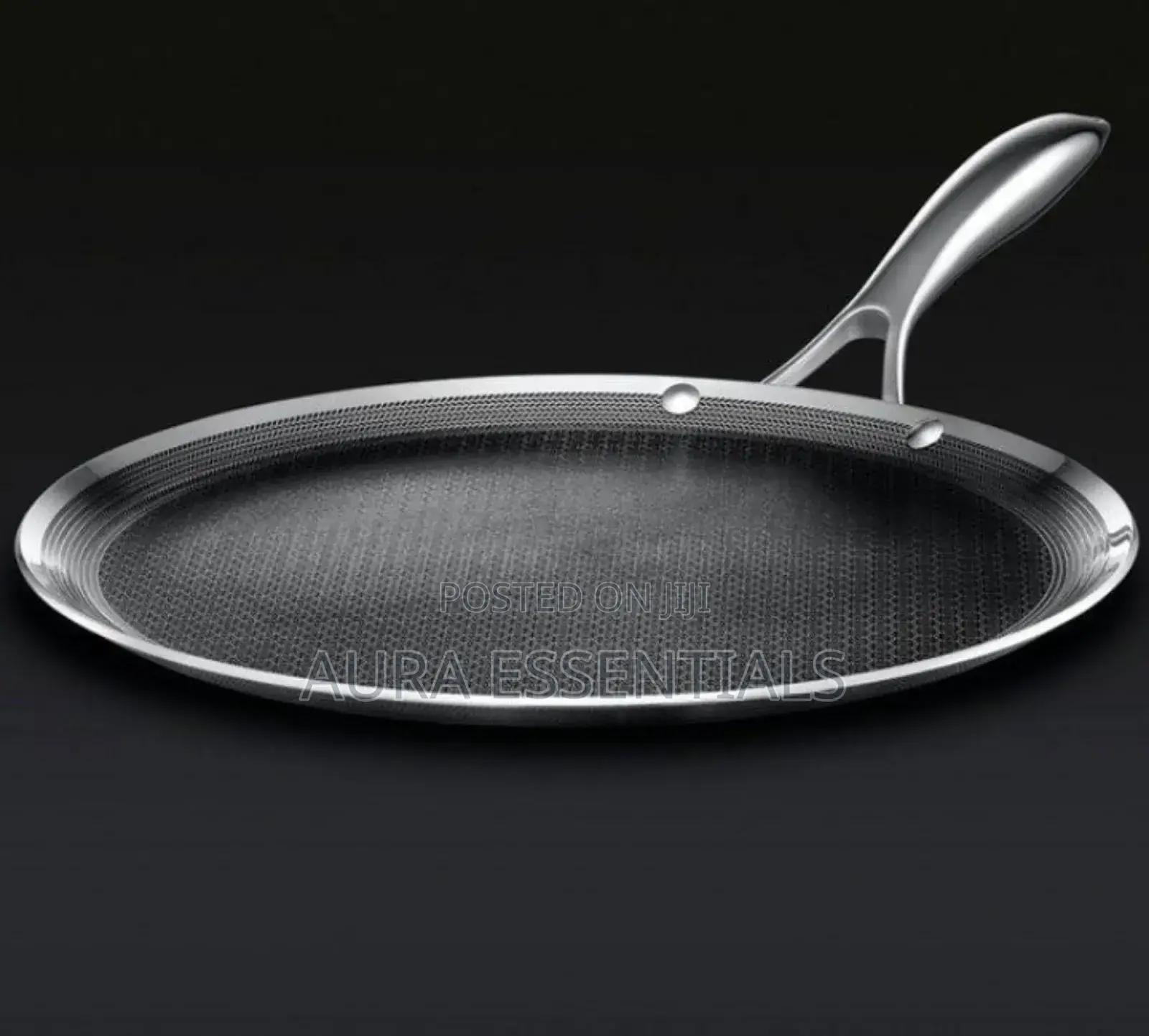 30cm Stainless Steel Flat Frying Pan
