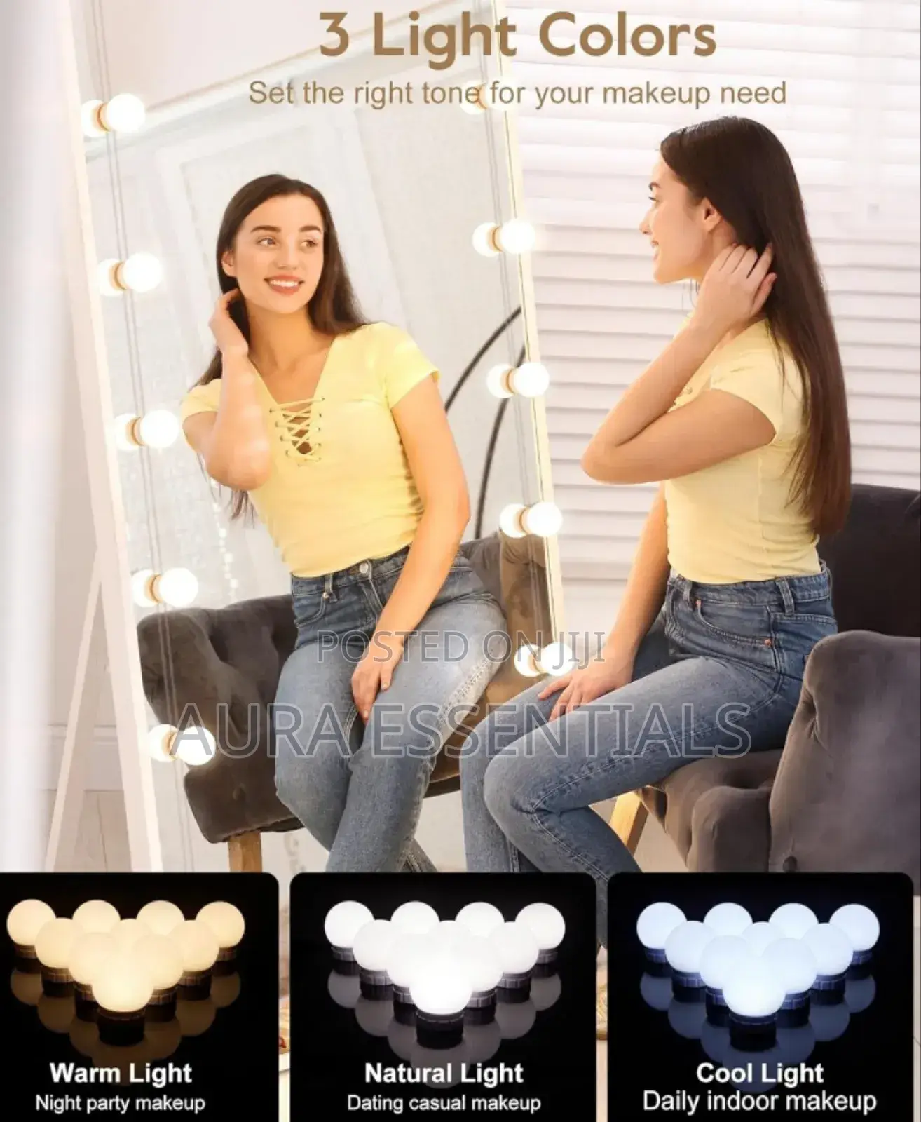 10 Led Bulbs Vanity Mirror Lights