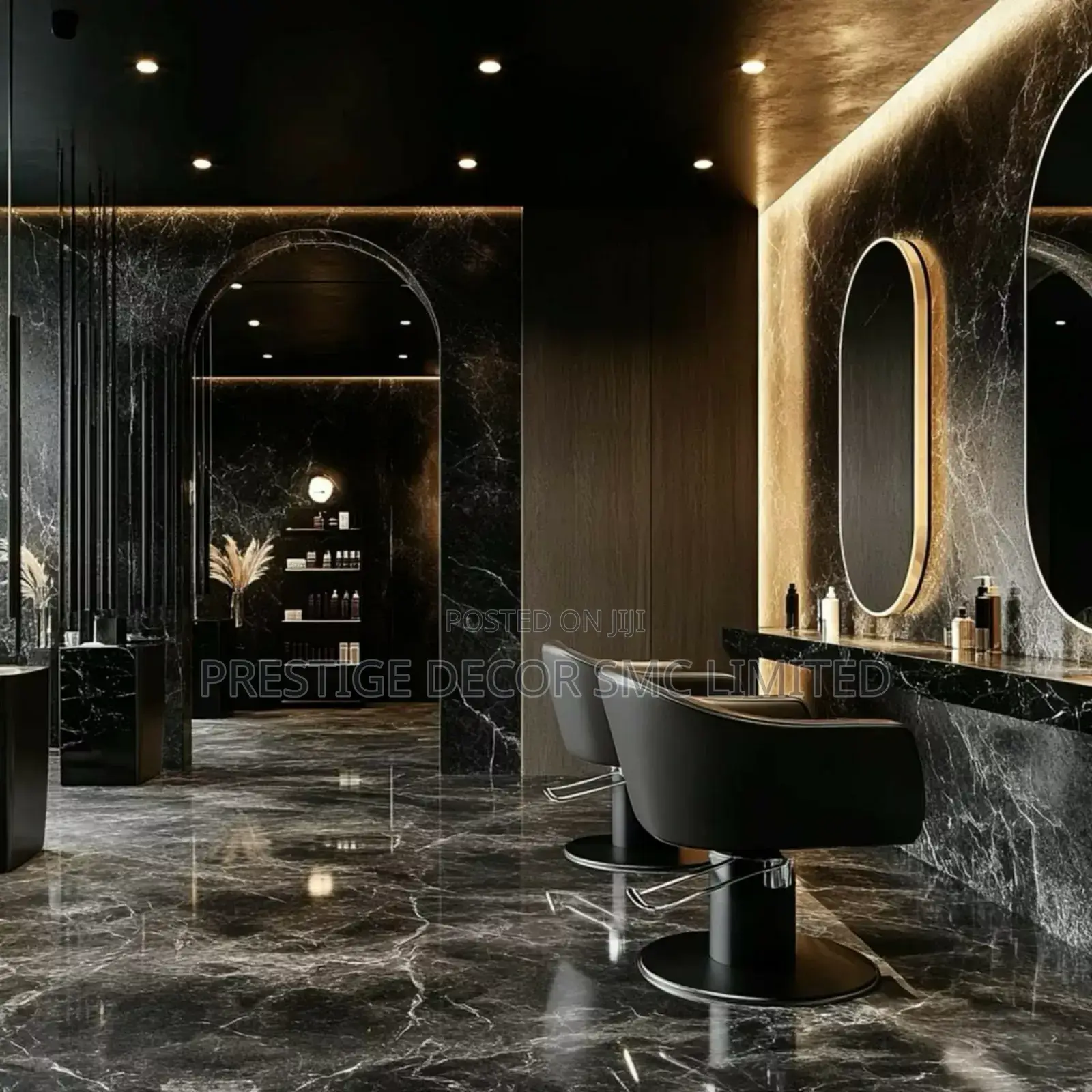 Black Gold Saloon Mirrors.Nn