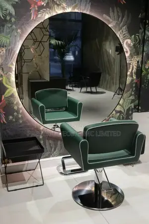 Cicular Saloon Mirrors.