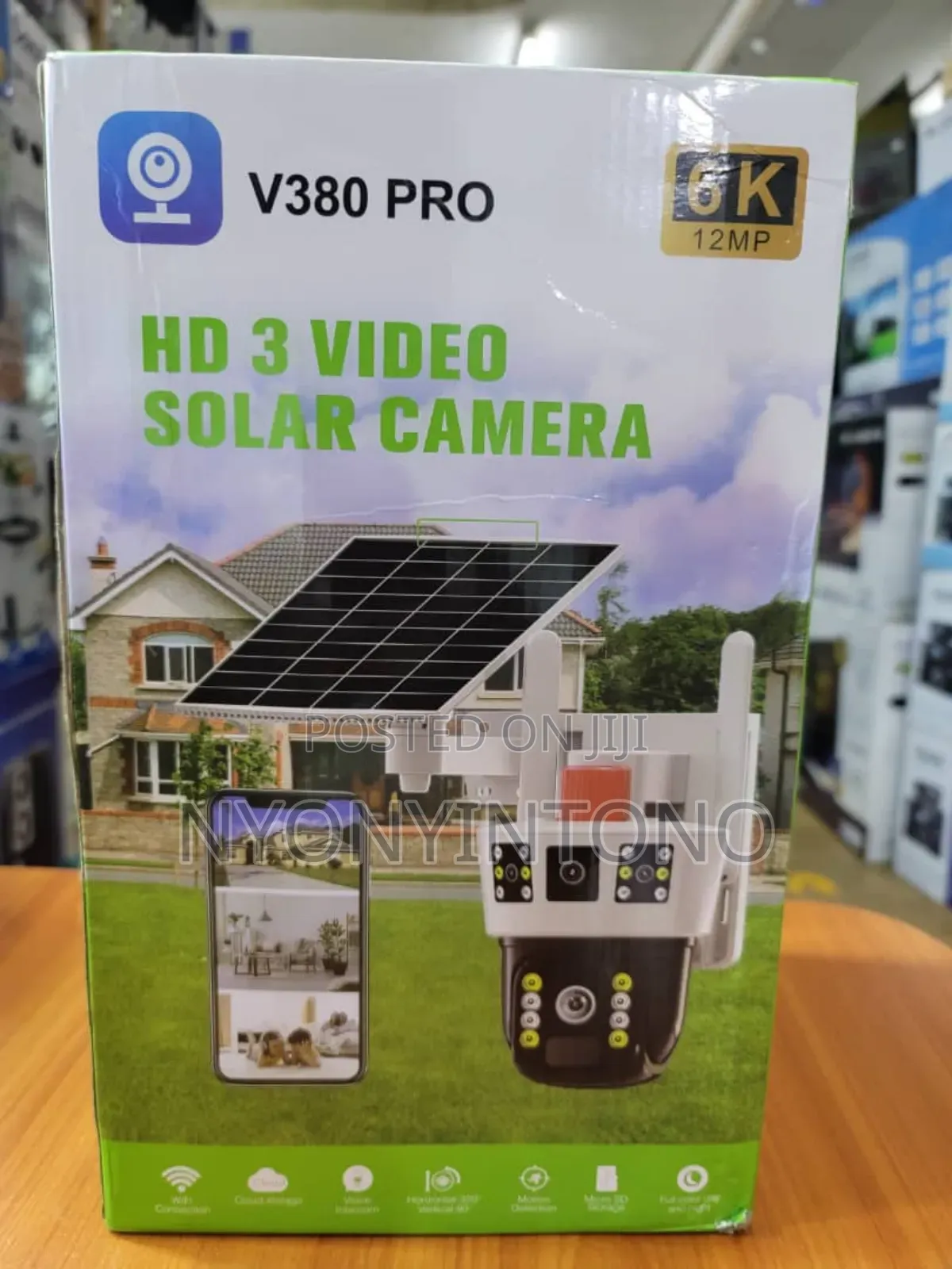4g Wireless Internet Solar Camera Uses Wifi and Simcard