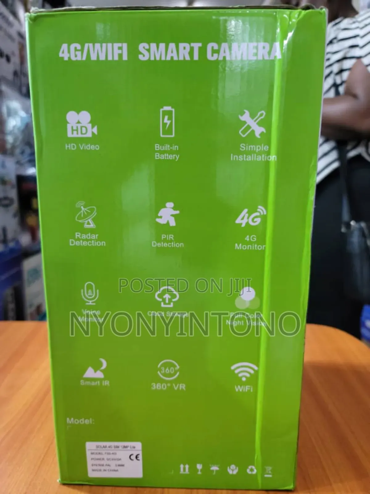 4g Wireless Internet Solar Camera Uses Wifi and Simcard