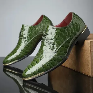 Elegant Green Shoes for Men Size Eu 42