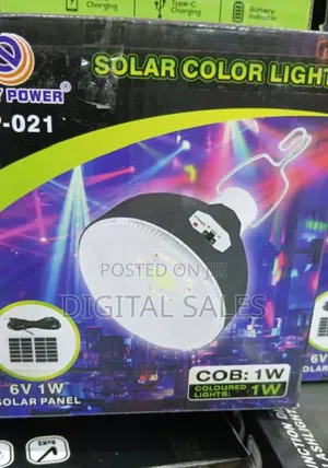 Led Solar Lamp Cob Ep021, 7w