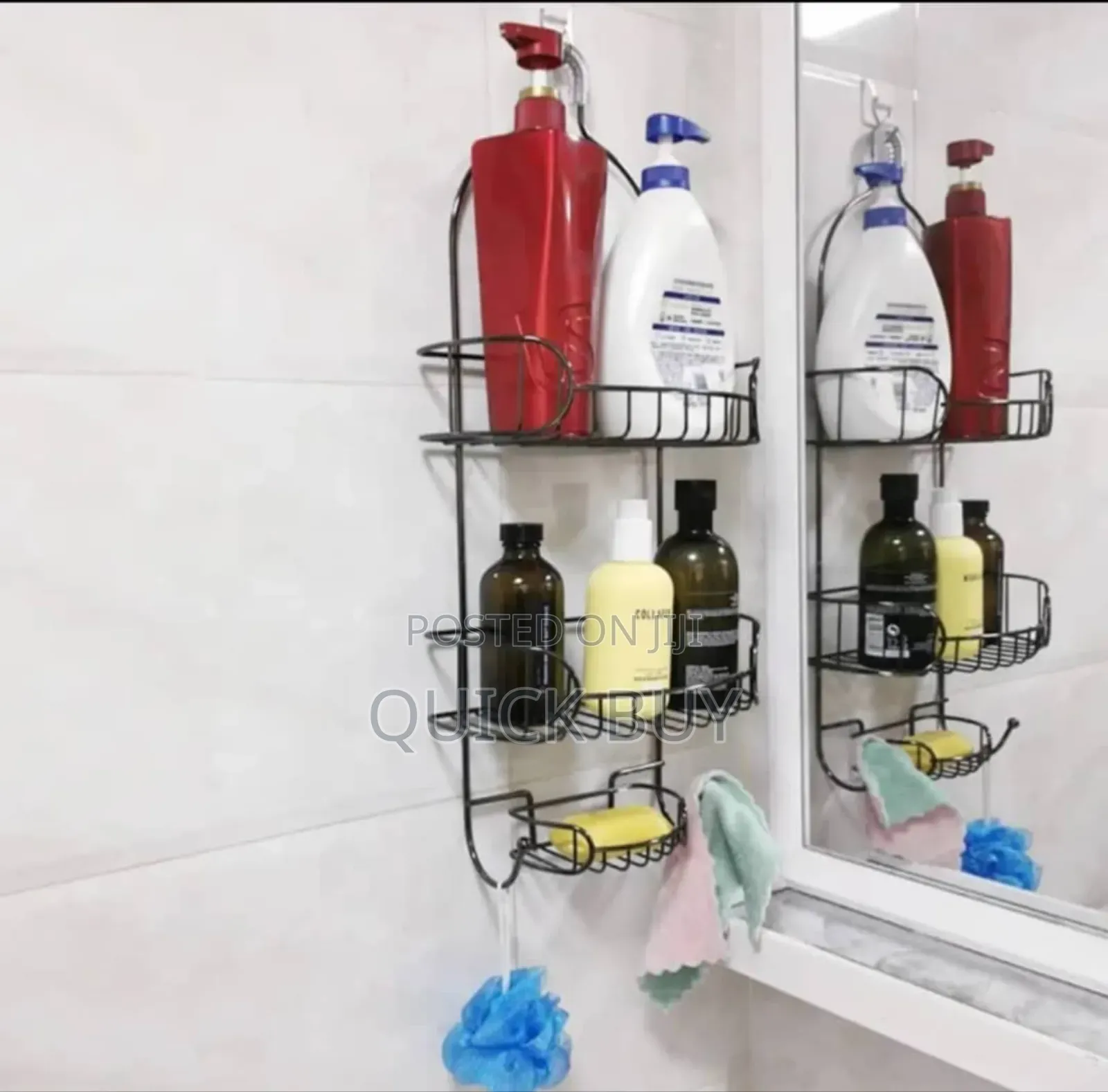 3-tier Wall Mount Bathroom Rack