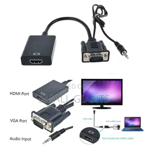 Original Accessories 1080p Vga Male to Female Hdmi Converter