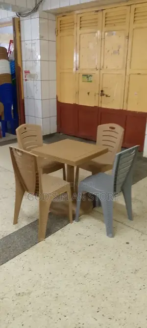Dining Plastic Table and Chairs Set