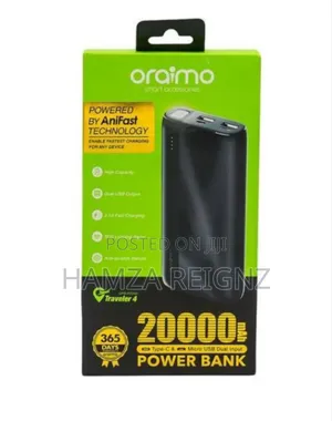 20000mah Triple Ports Fast Charging Led Power With Torch