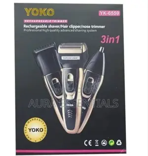 Yoko Beard Shaver Trimmer Hair Clipper - Black