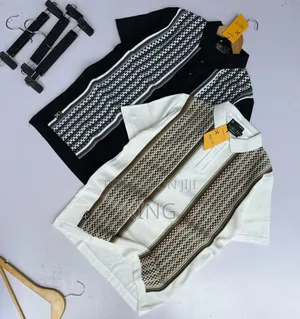 Men's Casual Knitted T-Shirt.