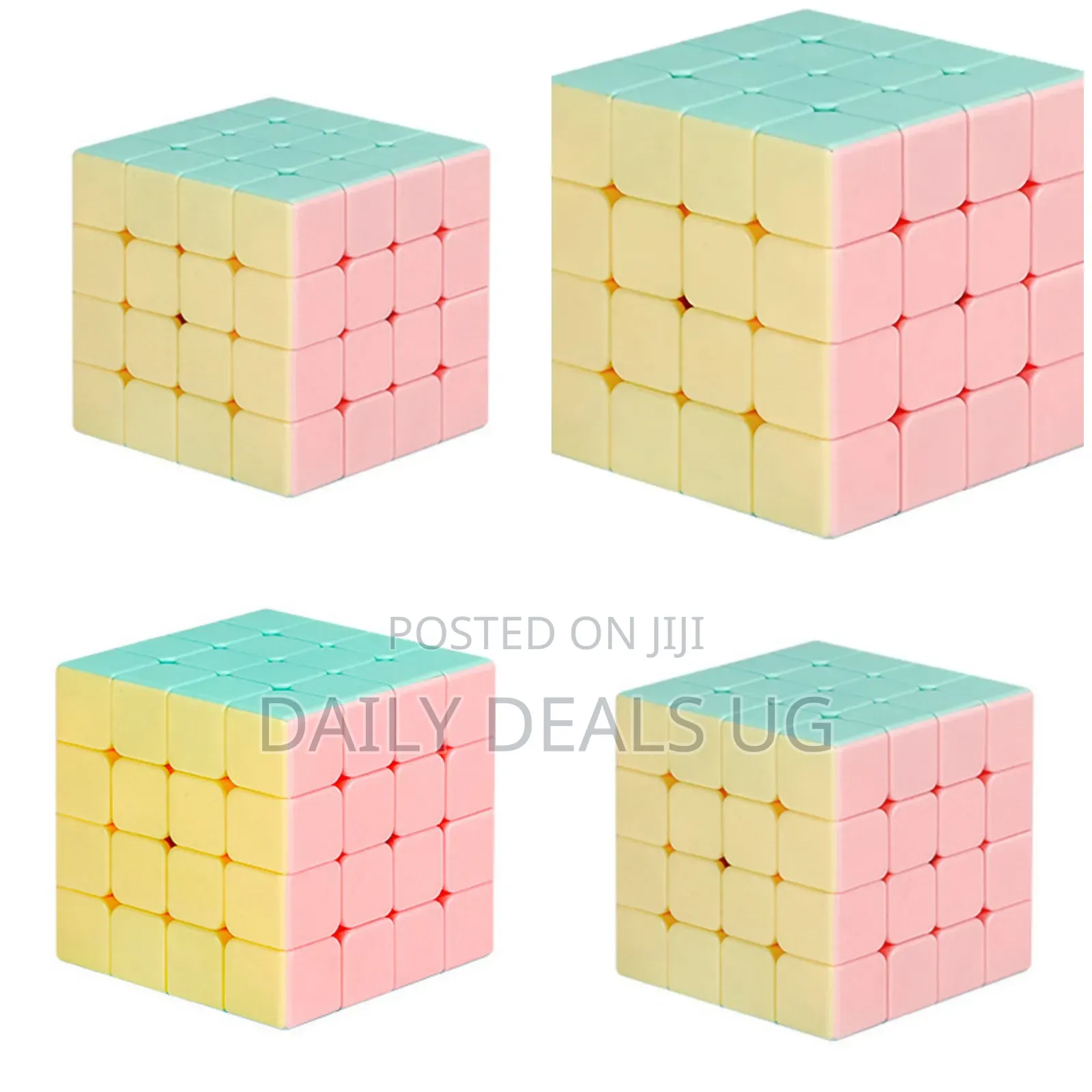 4x4x4 Sweet Dessert Jelly Colour Stickerless Magic Cube