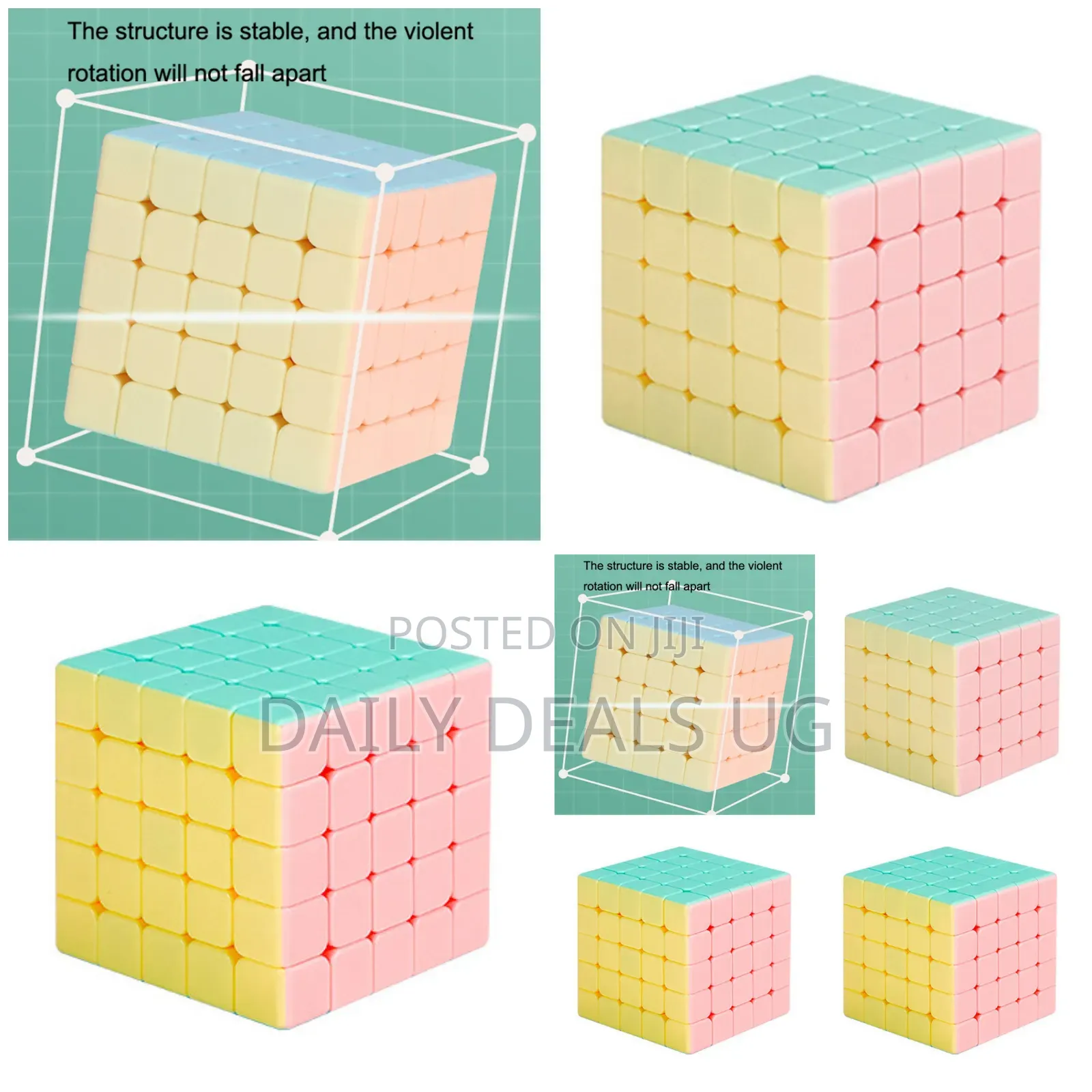 Yisheng 5x5x5 Magic Cube Stickerless