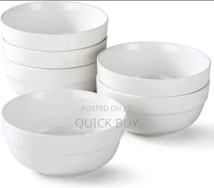 New 6pcs Elegance Glass Soup Bowls