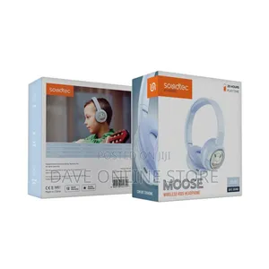 Porodo Soundtec Moose Wireless Kids Headphone, - Blue
