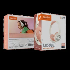 Porodo Soundtec Moose Wireless Kids Headphone, 400mah - Pink